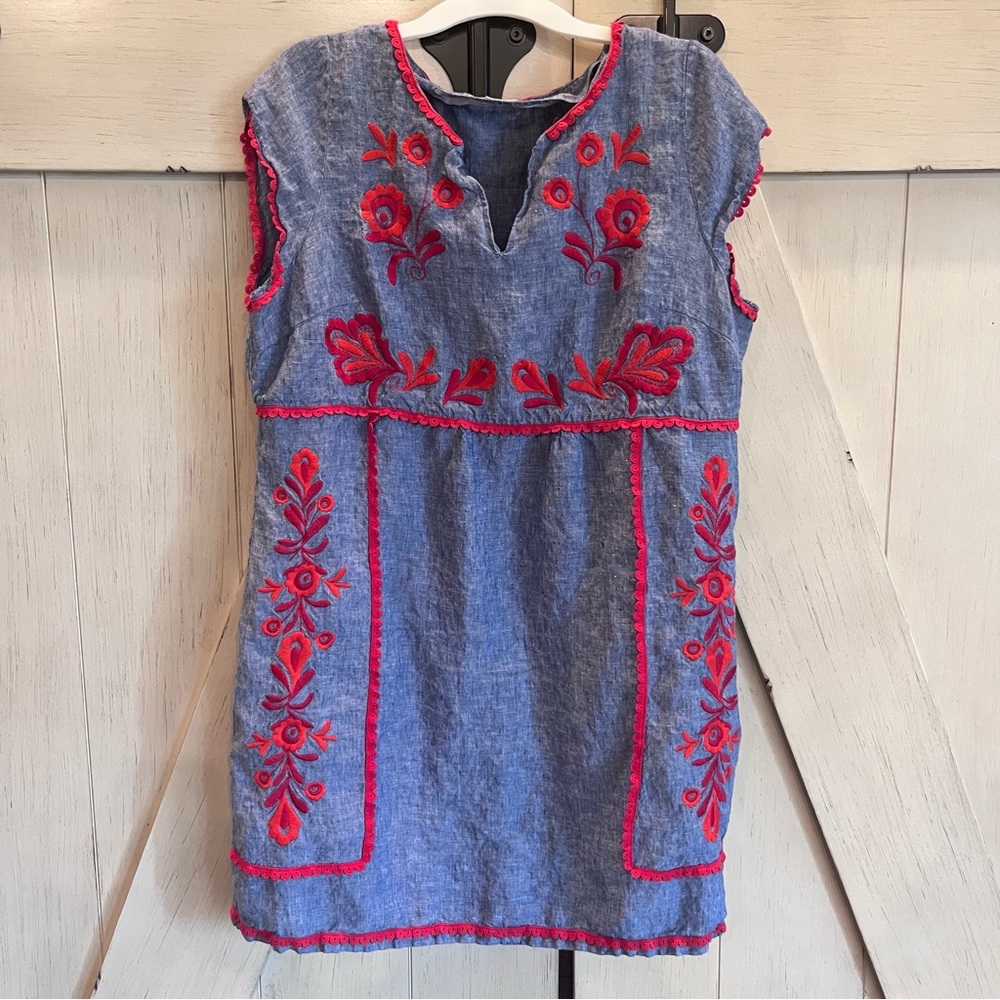 Boden Embroidered Dress Size 16R